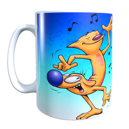Taza - Tazón Catdog (AZUL)