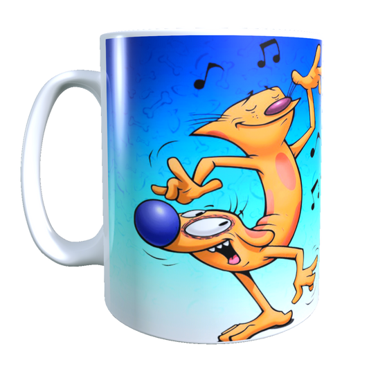 Taza - Tazón Catdog (AZUL)