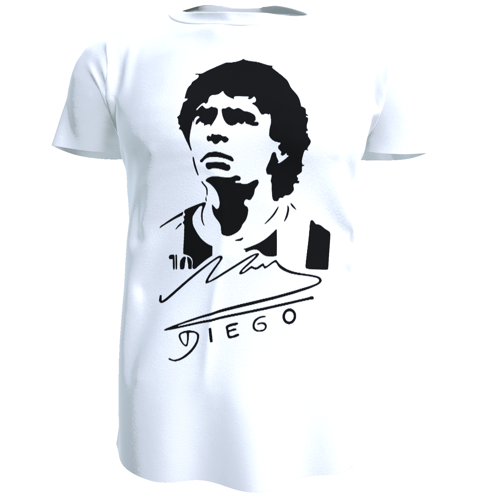 Polera Maradona - Cara (100% Algodón)
