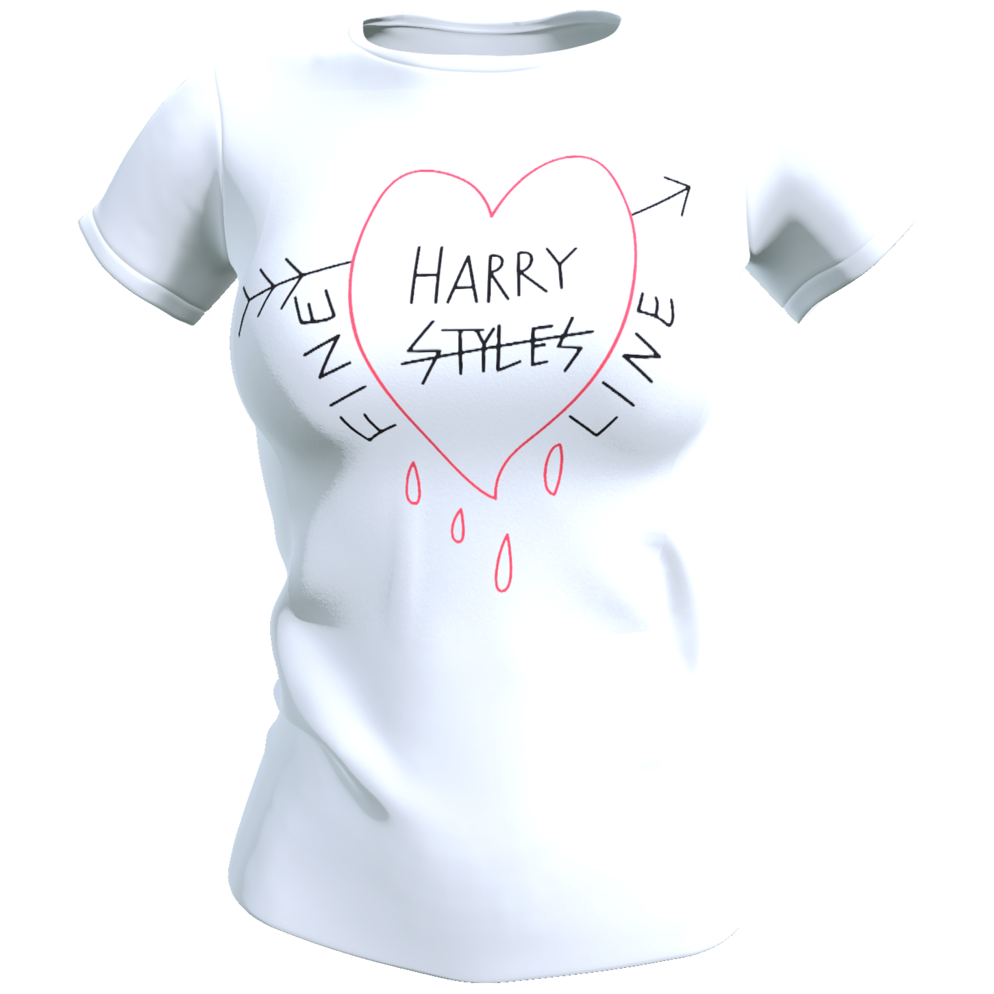 Polera Mujer Harry Styles / Fine Line (100% Algodón)