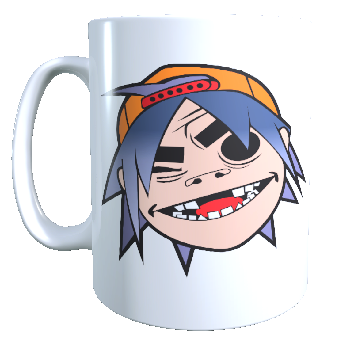 Taza - Tazón 2-D, cara (Gorillaz)