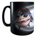 Taza - Tazón MAGICO Cambia Color - Gorillaz, 2-D (cara)