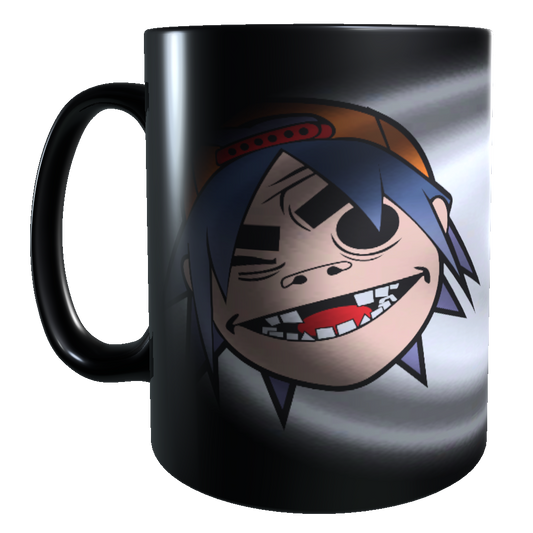 Taza - Tazón MAGICO Cambia Color - Gorillaz, 2-D (cara)