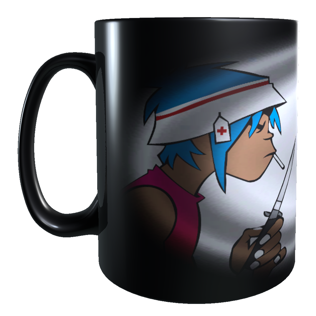 Taza - Tazón MAGICO Cambia Color - 2-D, Gorillaz