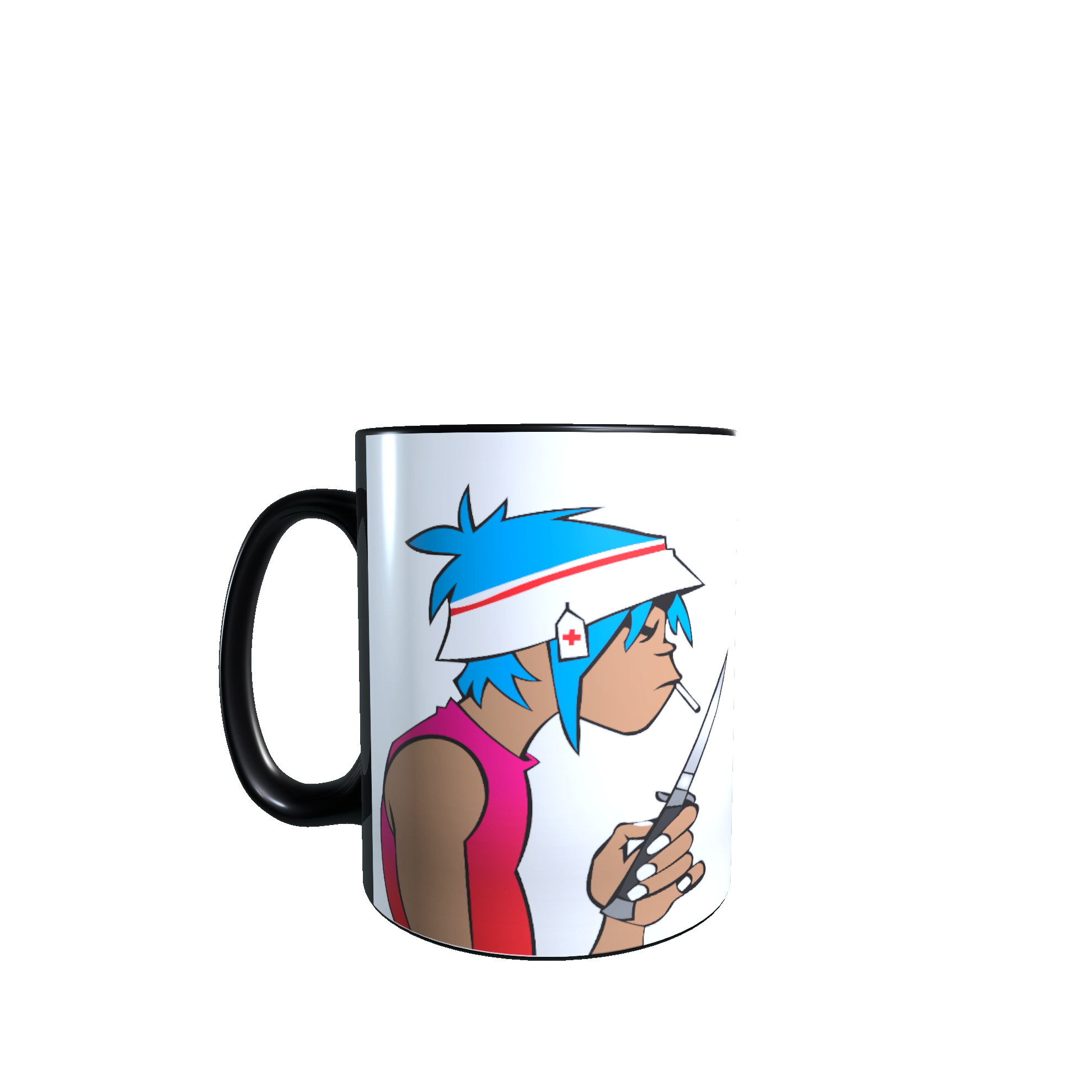 Taza - Tazón MAGICO Cambia Color - 2-D, Gorillaz