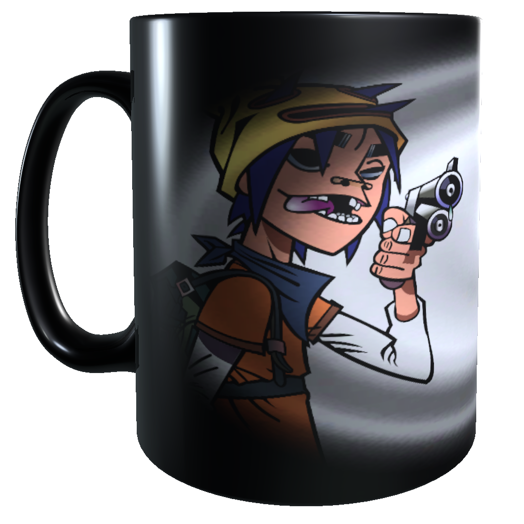 Taza - Tazón MAGICO Cambia Color - 2-D, Gorillaz