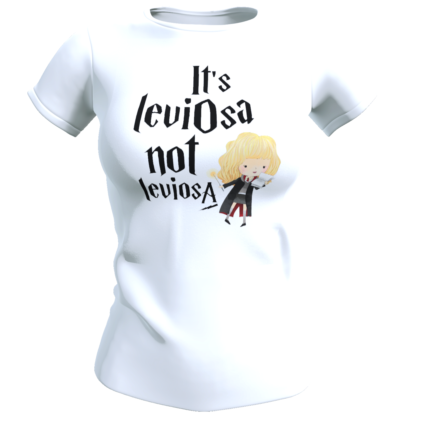 Polera Mujer - Hermione It's Leviosa - Harry Potter (100% Algodón)