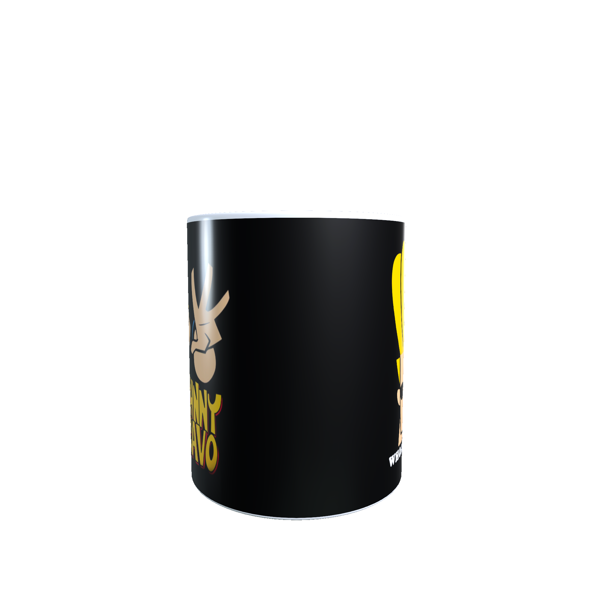 Taza - Tazón Johnny Bravo (FONDO NEGRO)