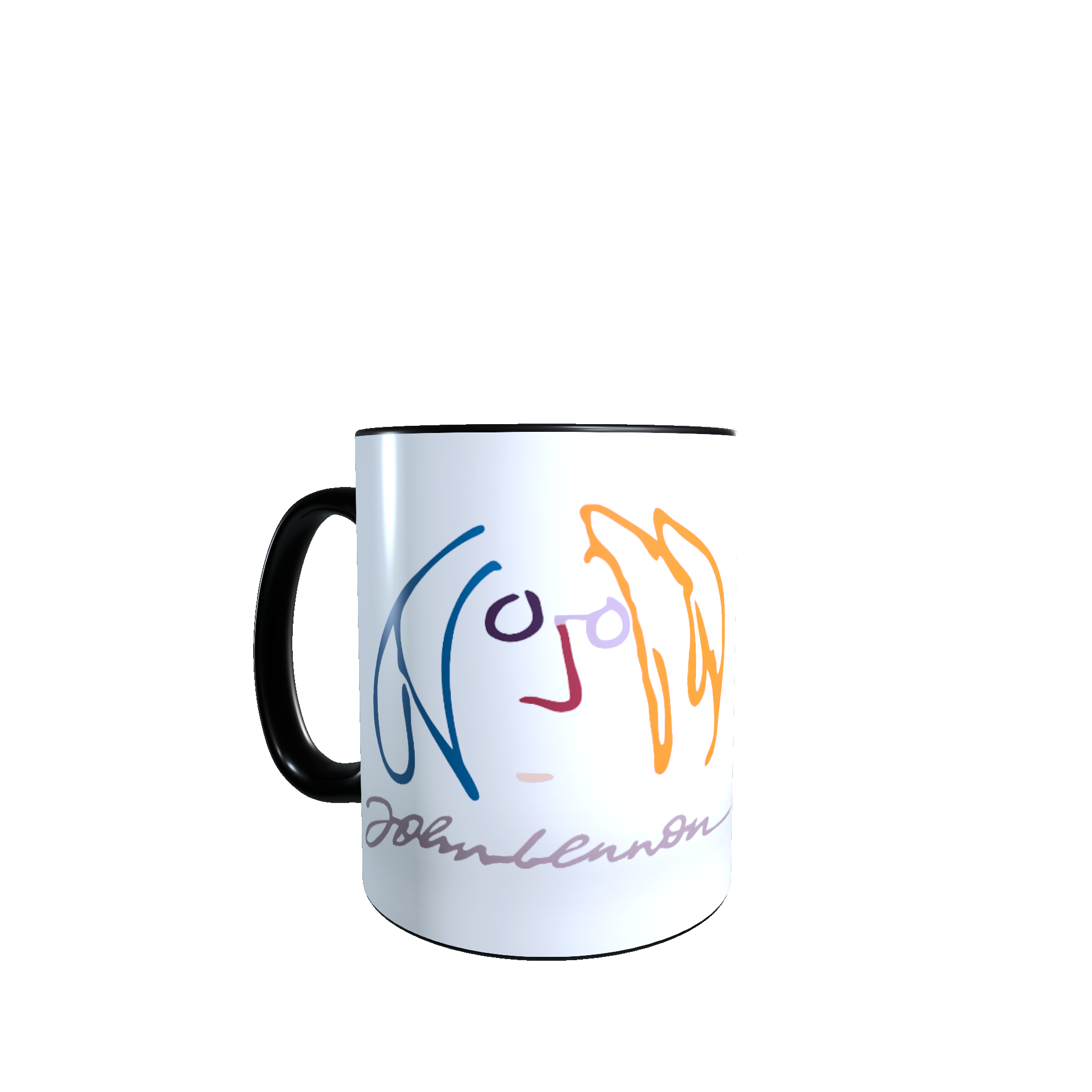 Taza - Tazón MAGICO Cambia Color - John Lennon, Imagine (The Beatles)