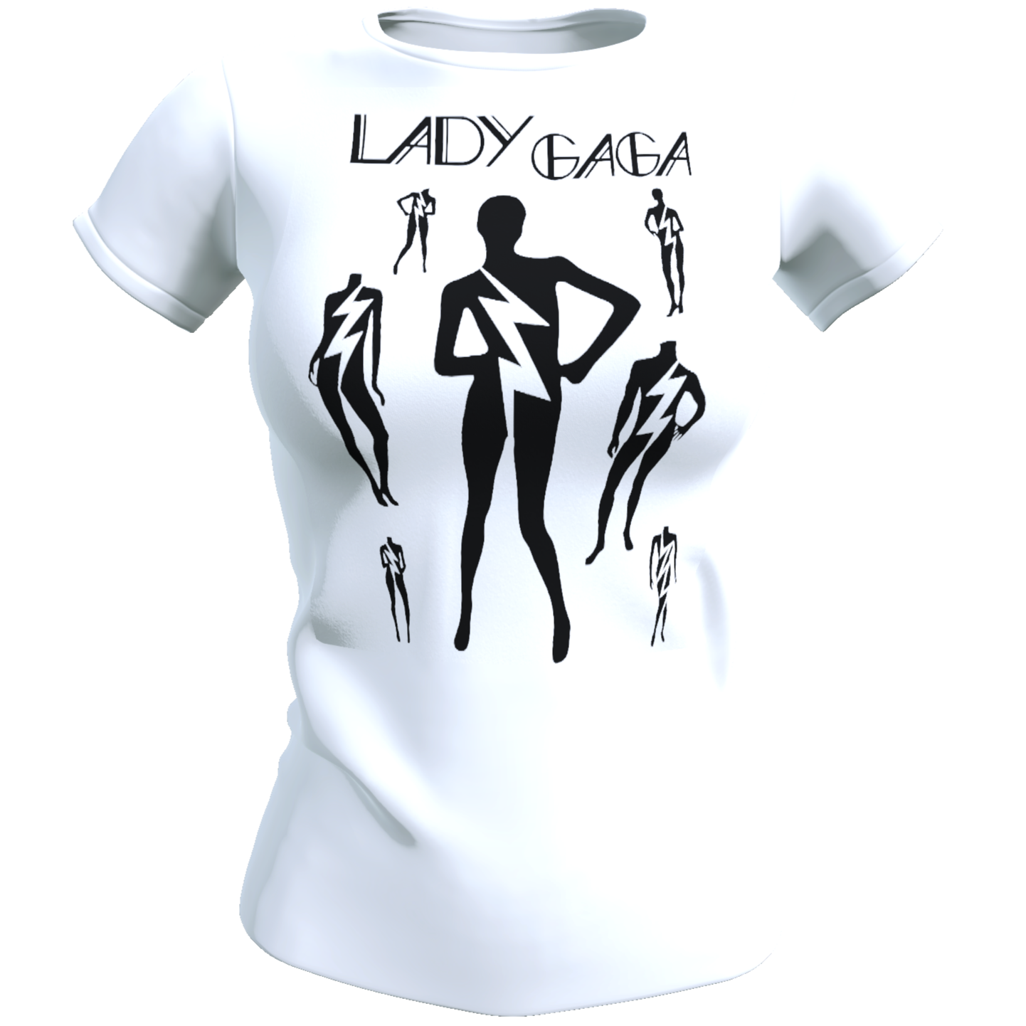 Polera Mujer Lady Gaga (100% algodón)