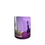 Taza - Tazón The Mandalorian  (Fondo morado) - Star Wars