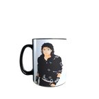 Taza - Tazón MAGICO Cambia Color - Michael Jackson (traje negro)