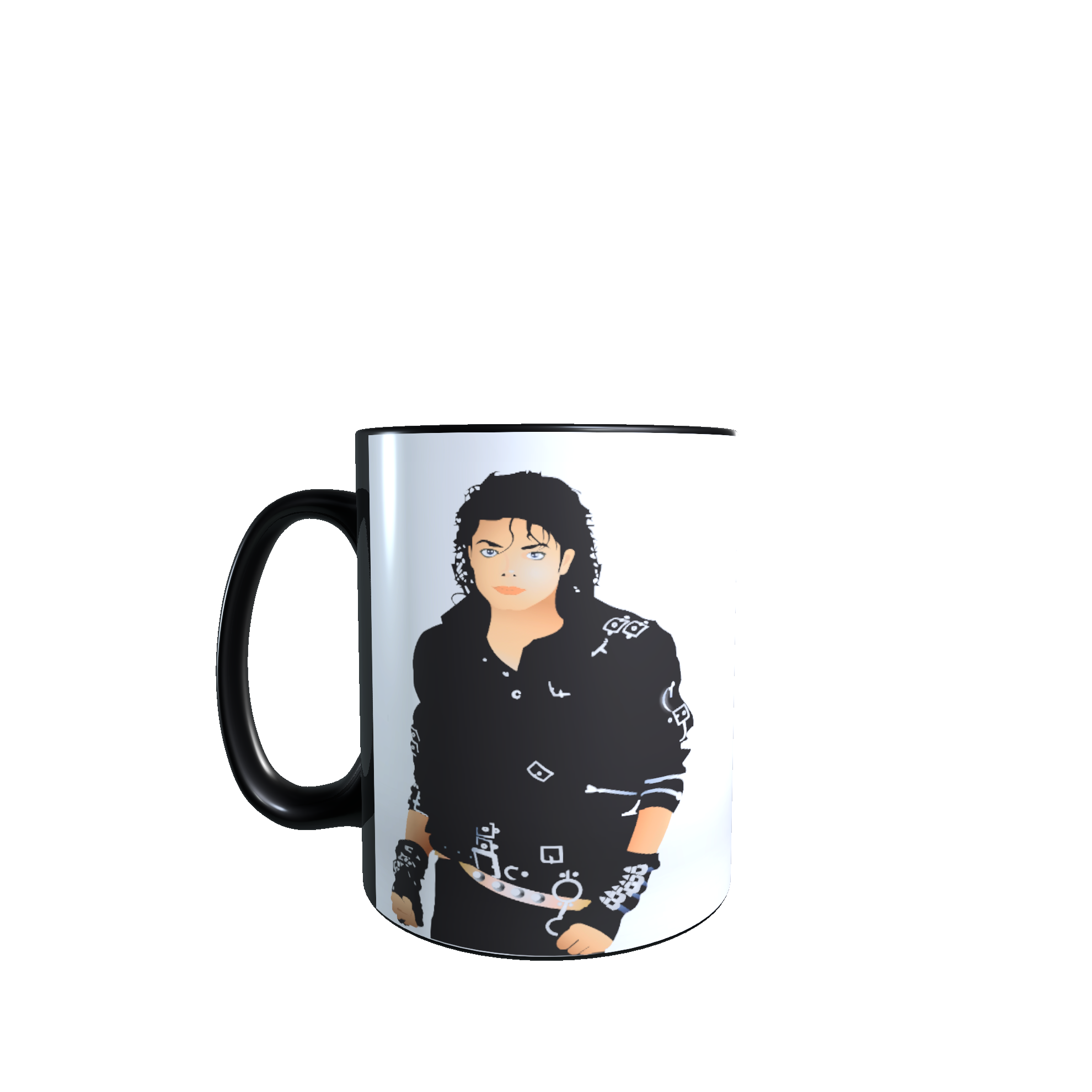 Taza - Tazón MAGICO Cambia Color - Michael Jackson (traje negro)