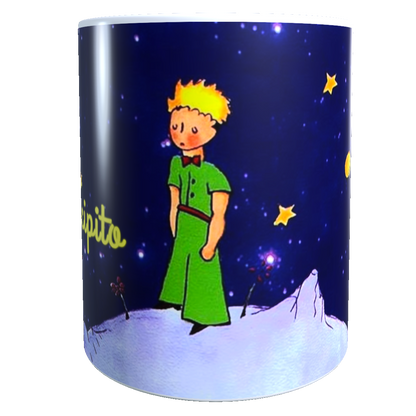 Taza -  Tazón El Principito (fondo azul)