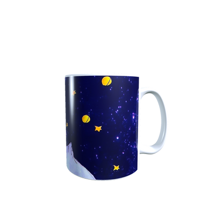 Taza -  Tazón El Principito (fondo azul)