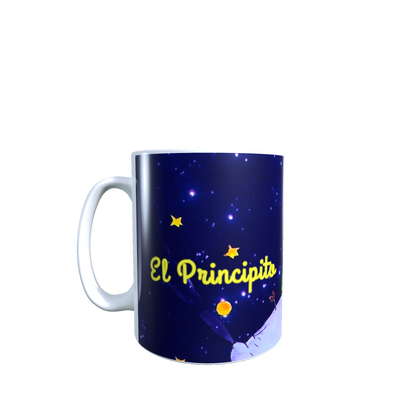 Taza -  Tazón El Principito (fondo azul)