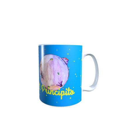 Taza -  Tazón El Principito (fondo celeste)