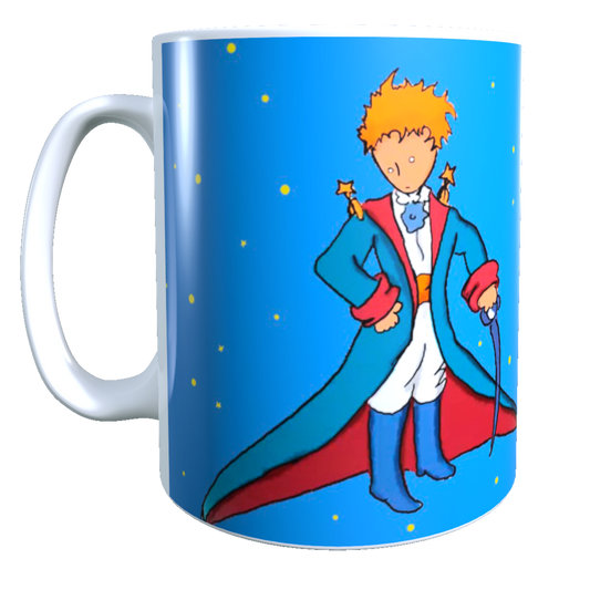 Taza -  Tazón El Principito (fondo celeste)