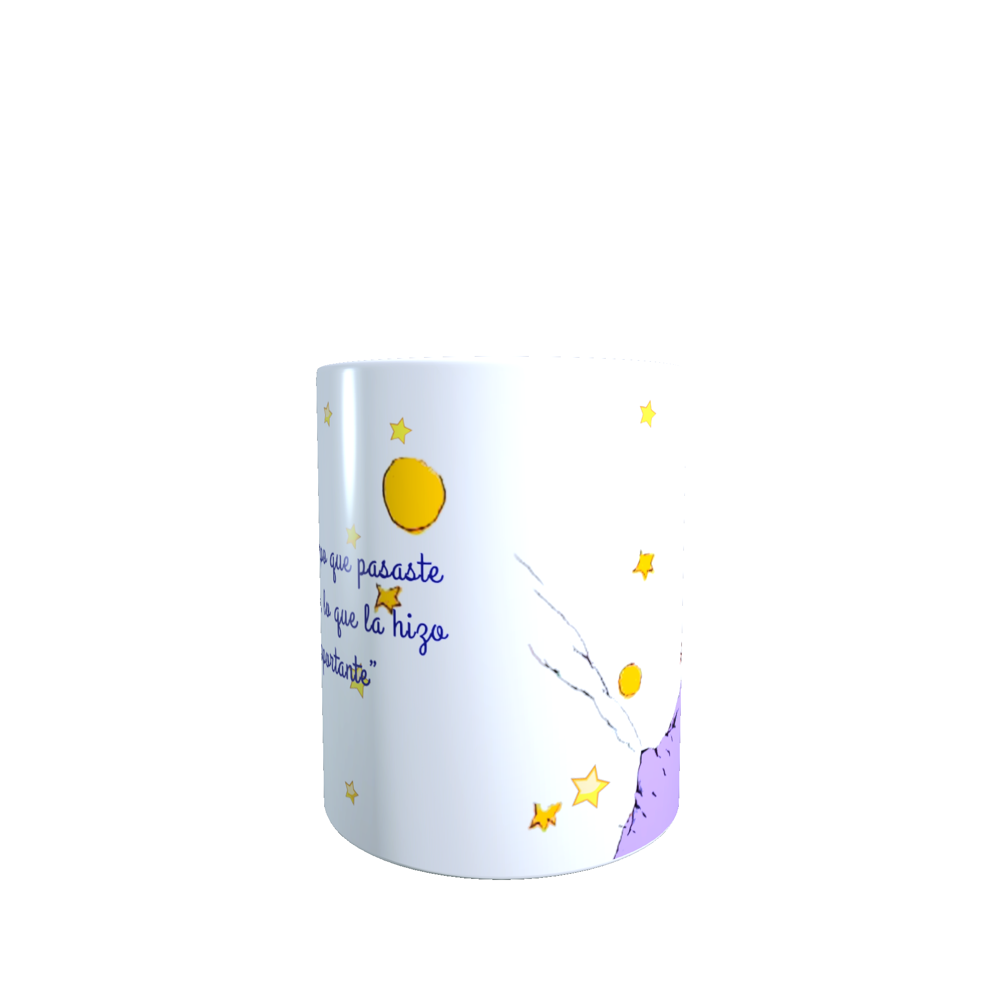 Taza -  Tazón El Principito con Frase (ROSA)