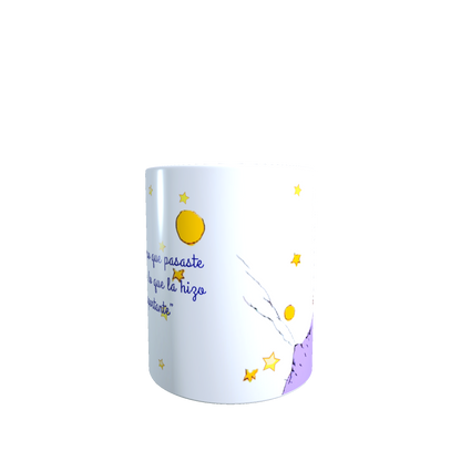 Taza -  Tazón El Principito con Frase (ROSA)