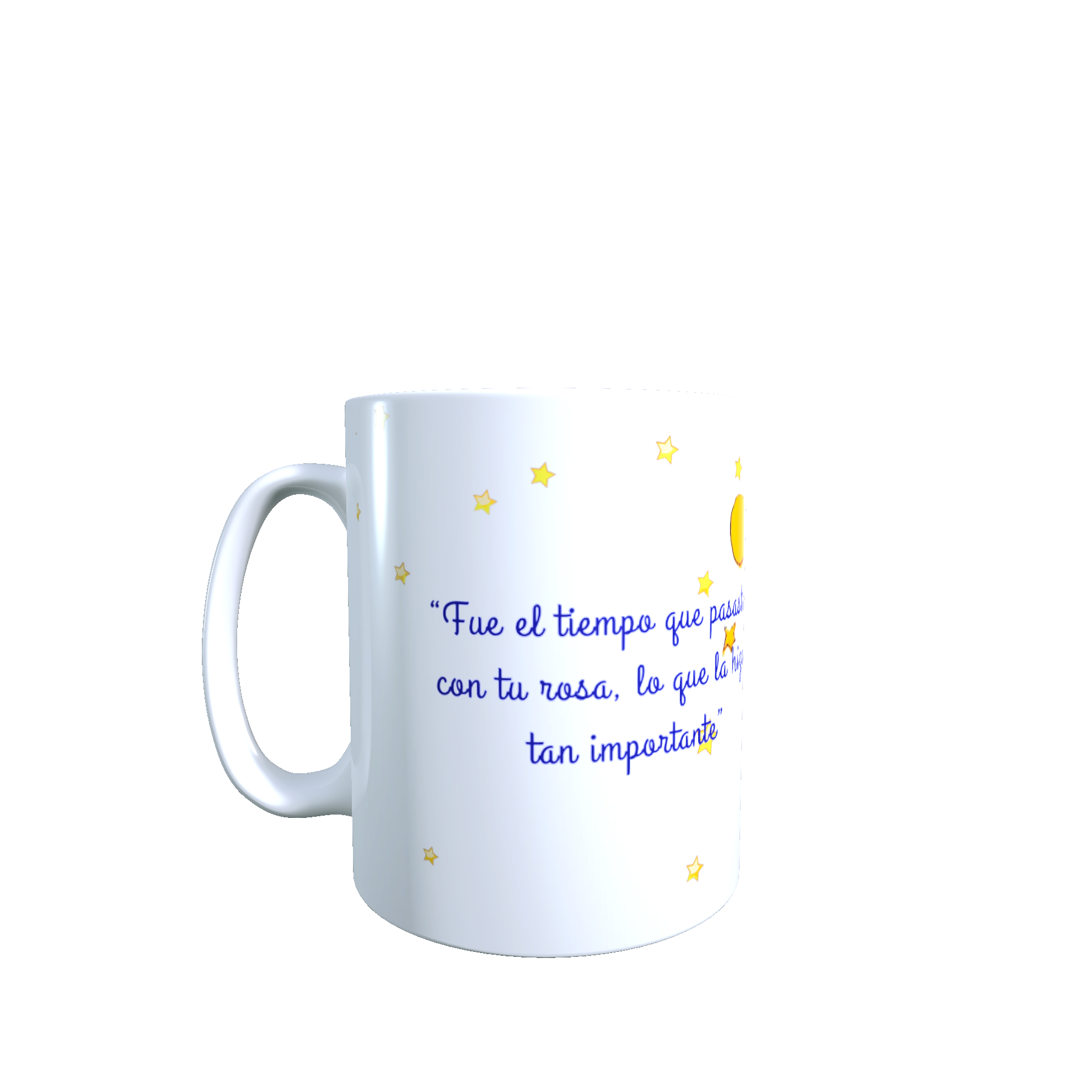Taza -  Tazón El Principito con Frase (ROSA)