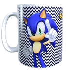 Taza - Tazón Sonic (fondo azul)