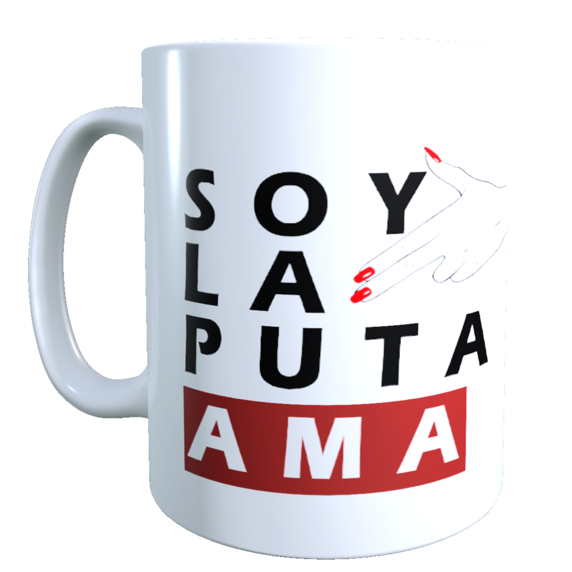 Taza - Tazón Nairobi (Casa de Papel ) Soy la Puta Ama