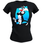 Polera Mujer Gato Silvestre / Looney Tunes (100% algodón)