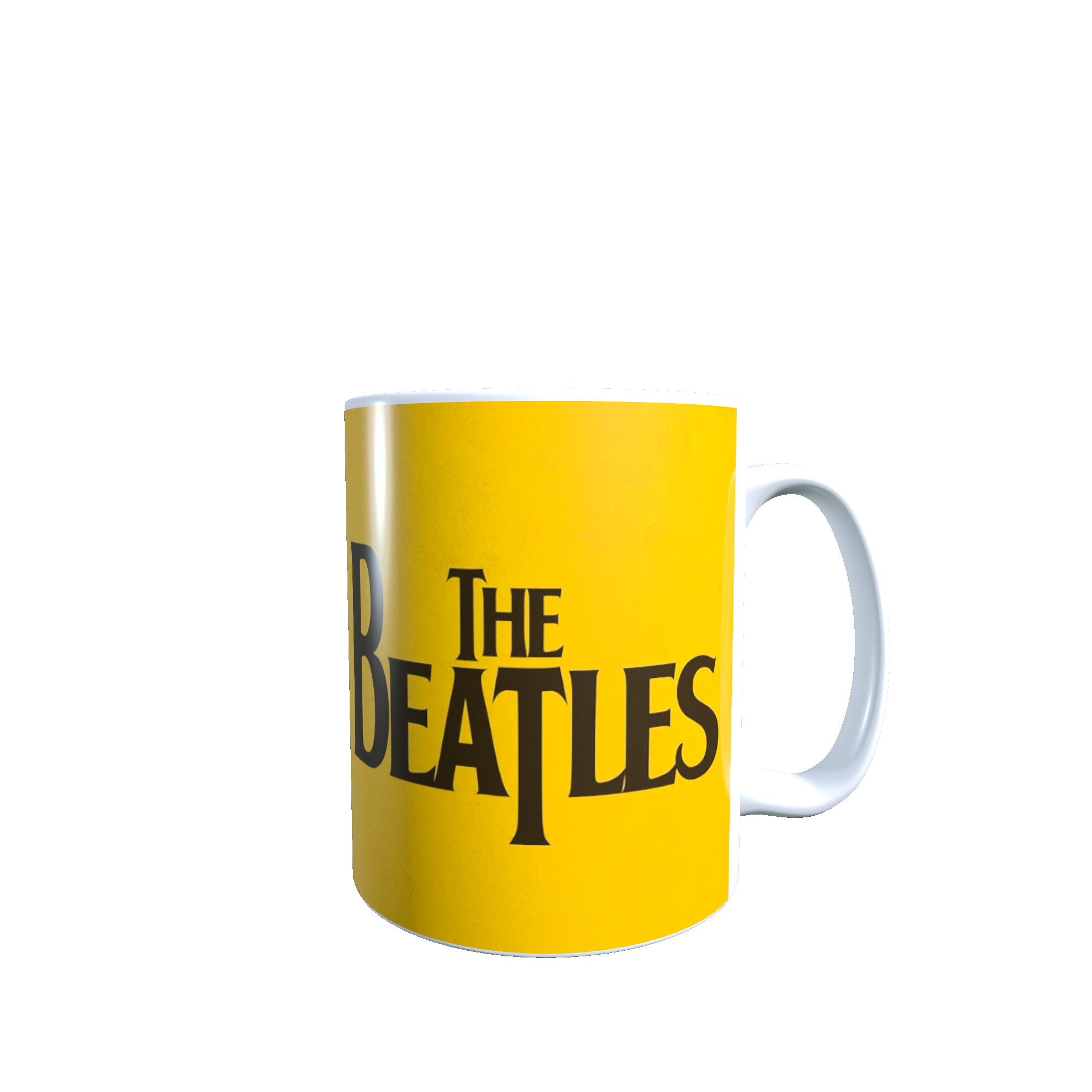 Taza - Tazón The Beatles - Caras Fondo Amarillo