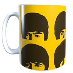 Taza - Tazón The Beatles - Caras Fondo Amarillo